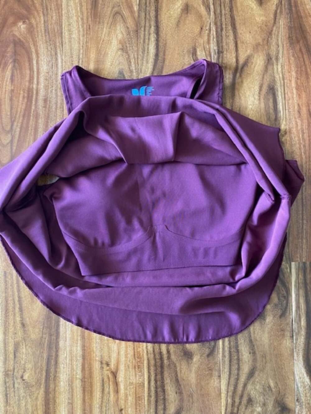 SheBird Stella Satin V-Neck Bra Blouse, Maroon - Picture 5 of 7